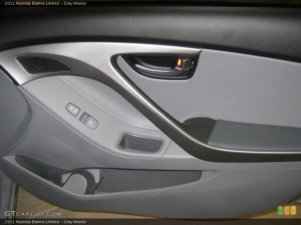 Gray Interior Door Panel for the 2011 Hyundai Elantra Limited #40707997