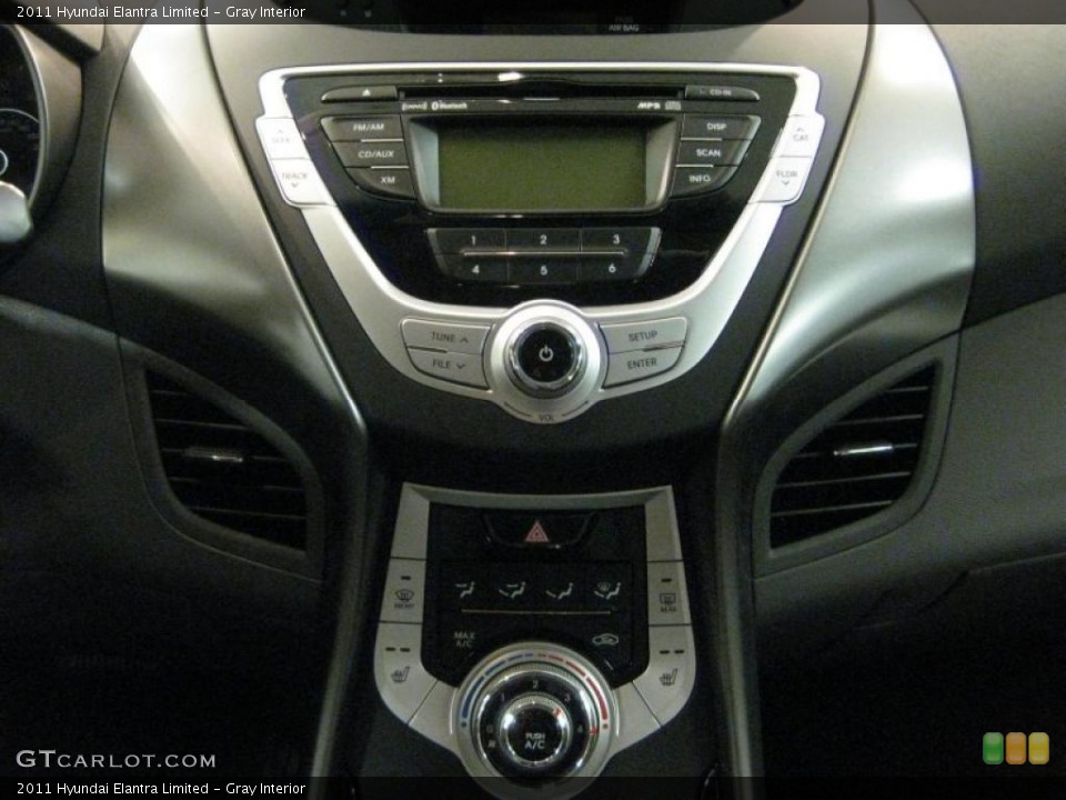 Gray Interior Controls for the 2011 Hyundai Elantra Limited #40708093