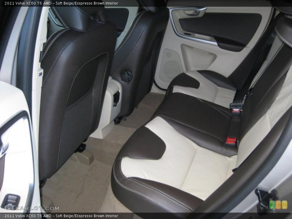 Soft Beige/Esspresso Brown Interior Photo for the 2011 Volvo XC60 T6 AWD #40708317