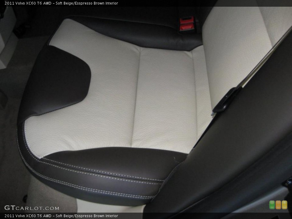 Soft Beige/Esspresso Brown Interior Photo for the 2011 Volvo XC60 T6 AWD #40708333