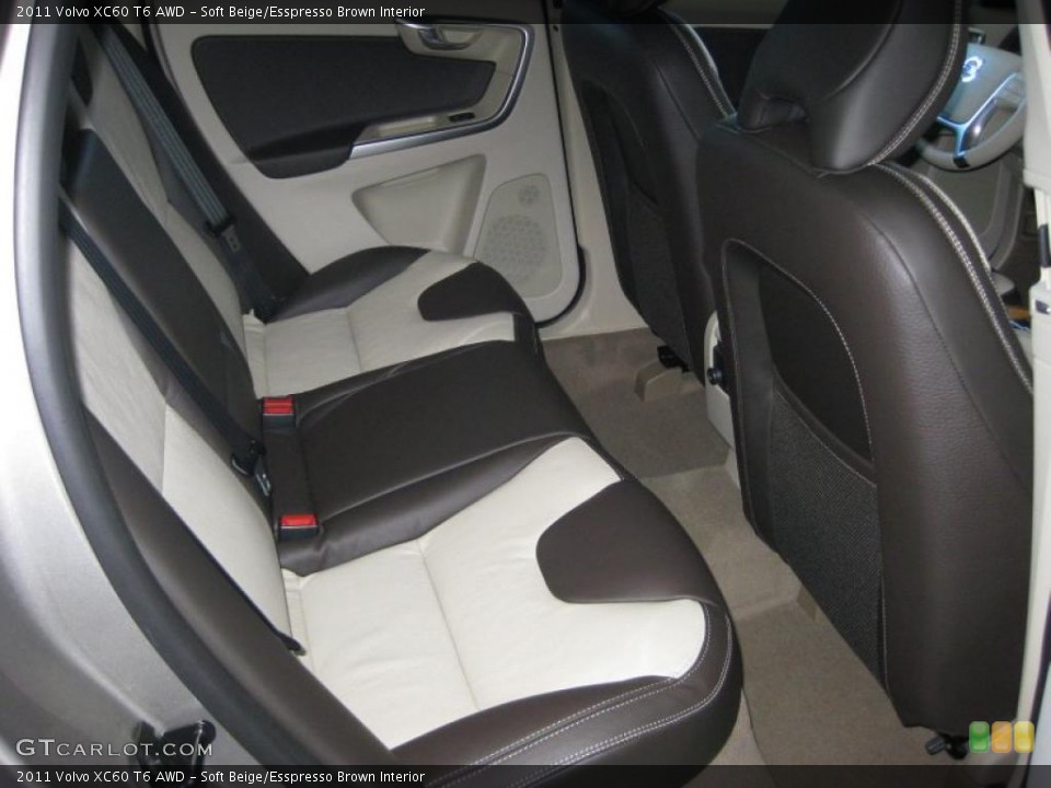 Soft Beige/Esspresso Brown Interior Photo for the 2011 Volvo XC60 T6 AWD #40708413