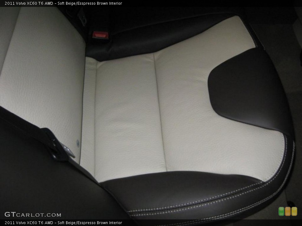 Soft Beige/Esspresso Brown Interior Photo for the 2011 Volvo XC60 T6 AWD #40708429