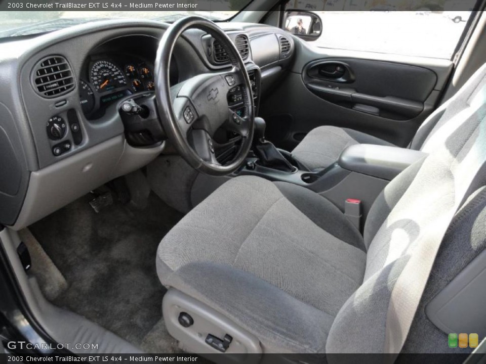 Medium Pewter Interior Prime Interior for the 2003 Chevrolet TrailBlazer EXT LS 4x4 #40708665