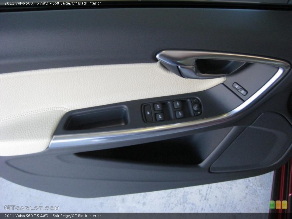 Soft Beige/Off Black Interior Door Panel for the 2011 Volvo S60 T6 AWD #40708717