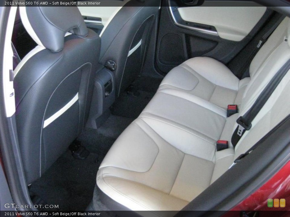 Soft Beige/Off Black Interior Photo for the 2011 Volvo S60 T6 AWD #40708729