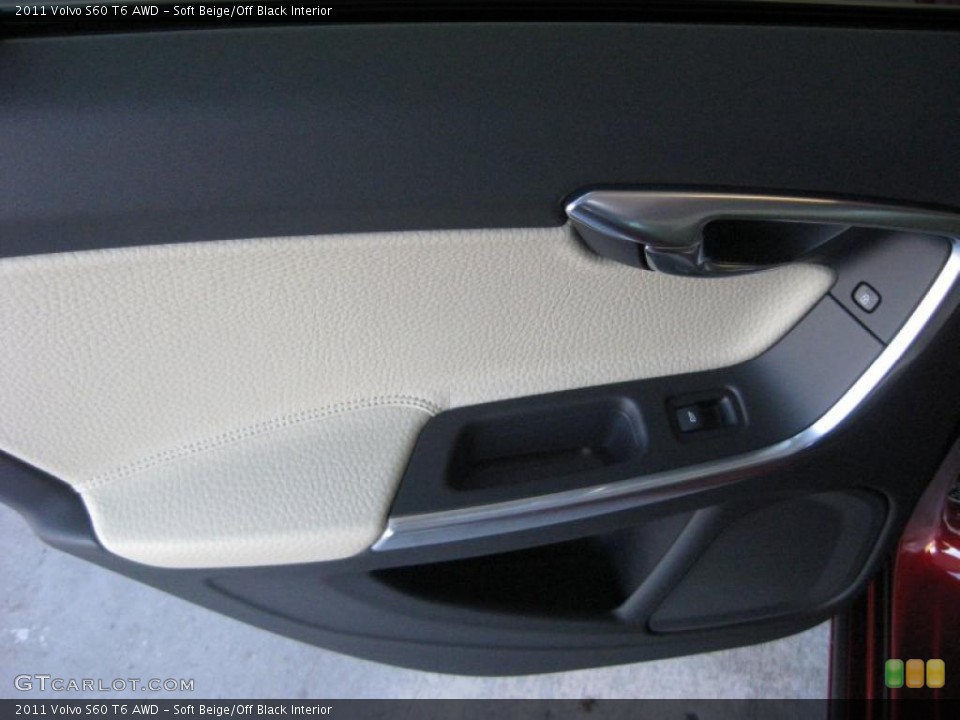 Soft Beige/Off Black Interior Door Panel for the 2011 Volvo S60 T6 AWD #40708749