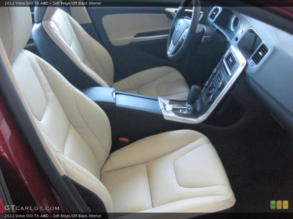 Soft Beige/Off Black Interior Photo for the 2011 Volvo S60 T6 AWD #40708761