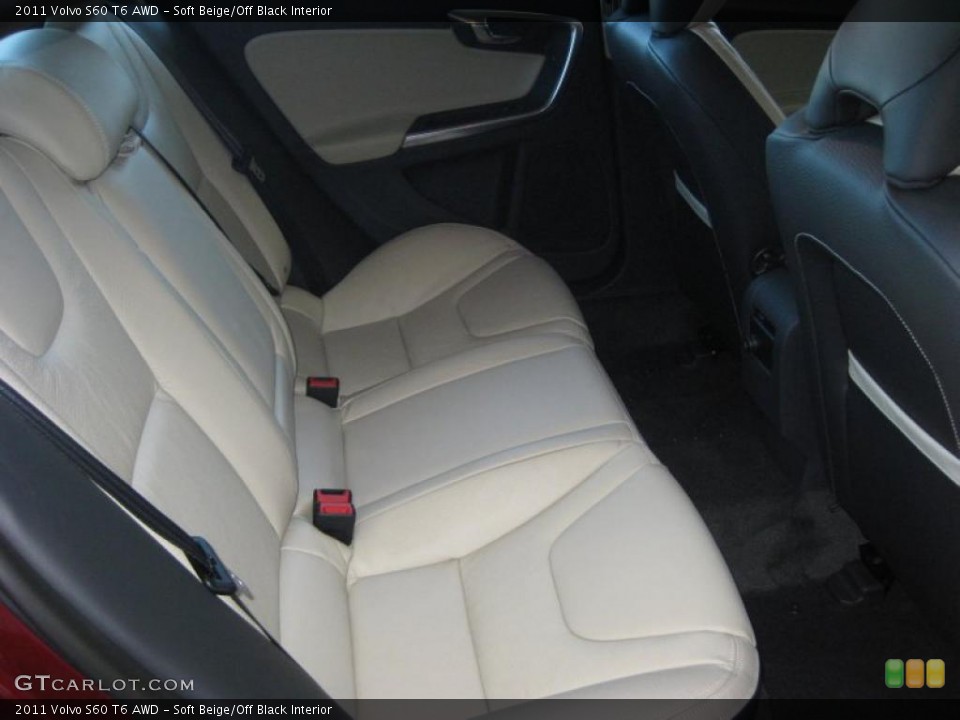 Soft Beige/Off Black Interior Photo for the 2011 Volvo S60 T6 AWD #40708793
