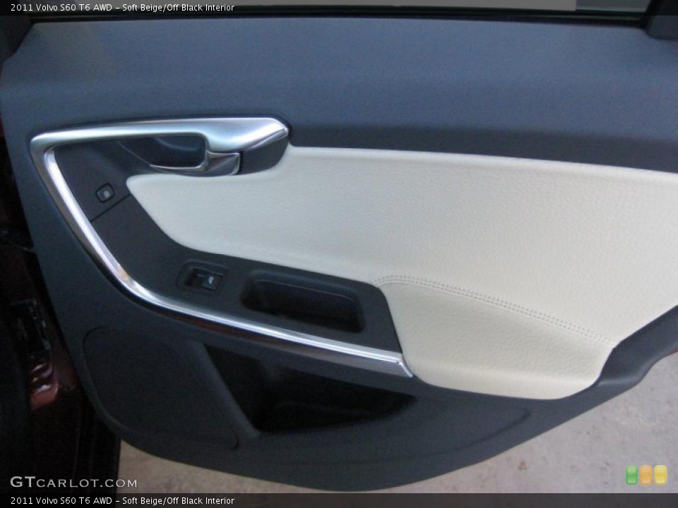 Soft Beige/Off Black Interior Door Panel for the 2011 Volvo S60 T6 AWD #40708817