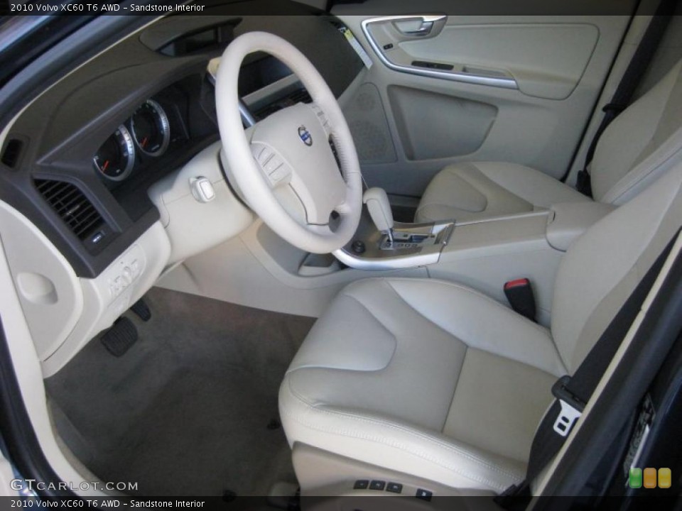 Sandstone Interior Photo for the 2010 Volvo XC60 T6 AWD #40709029