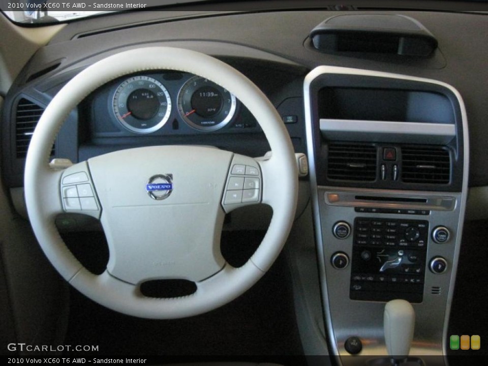 Sandstone Interior Dashboard for the 2010 Volvo XC60 T6 AWD #40709177
