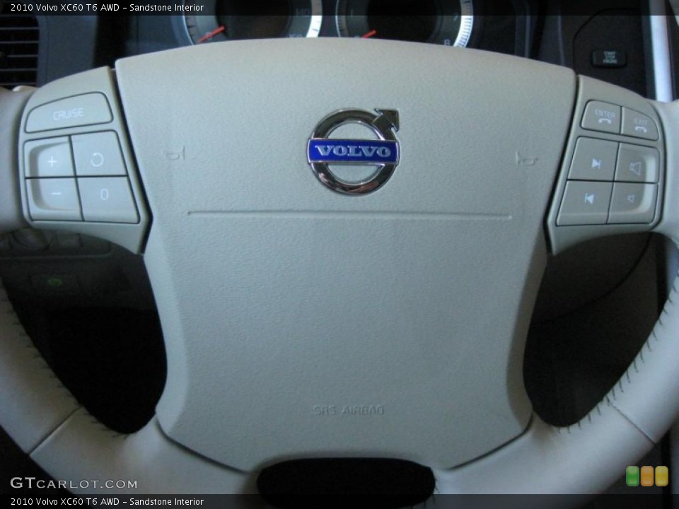 Sandstone Interior Controls for the 2010 Volvo XC60 T6 AWD #40709209