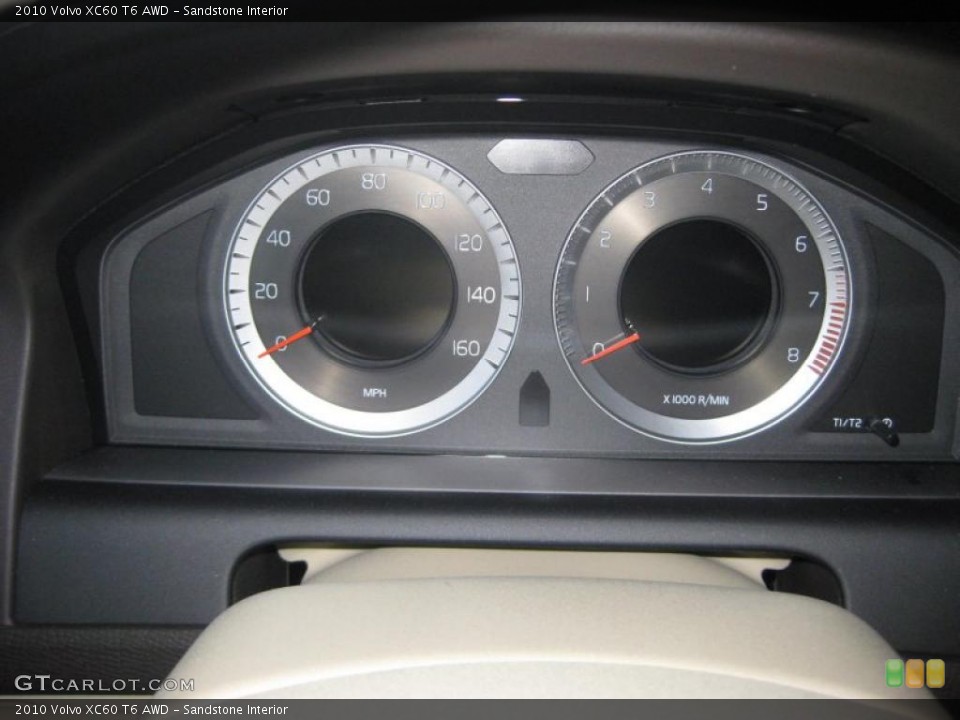 Sandstone Interior Gauges for the 2010 Volvo XC60 T6 AWD #40709217