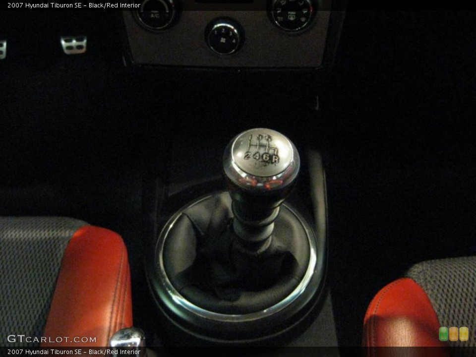 Black/Red Interior Transmission for the 2007 Hyundai Tiburon SE #40709645