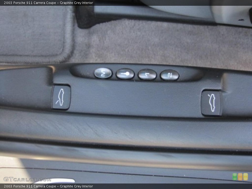 Graphite Grey Interior Controls for the 2003 Porsche 911 Carrera Coupe #40713274