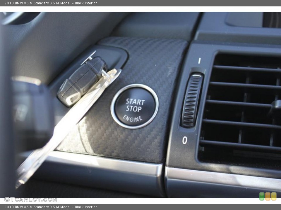 Black Interior Controls for the 2010 BMW X6 M  #40715998