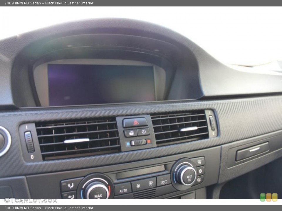 Black Novillo Leather Interior Navigation for the 2009 BMW M3 Sedan #40716534