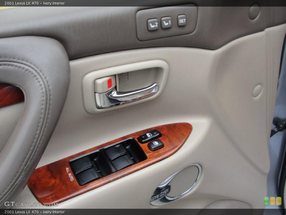 Ivory Interior Controls for the 2001 Lexus LX 470 #40717394