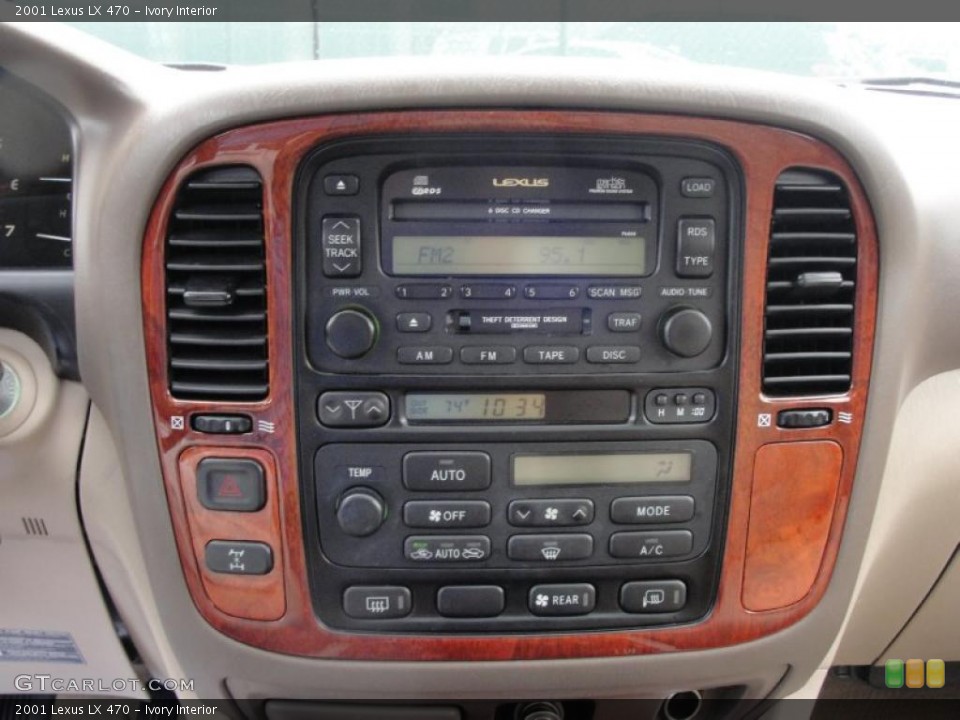 Ivory Interior Controls for the 2001 Lexus LX 470 #40717498