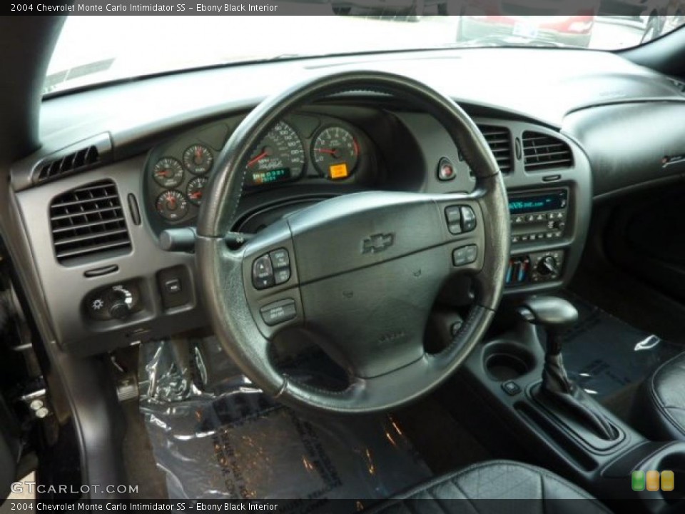 Ebony Black Interior Dashboard for the 2004 Chevrolet Monte Carlo Intimidator SS #40718358