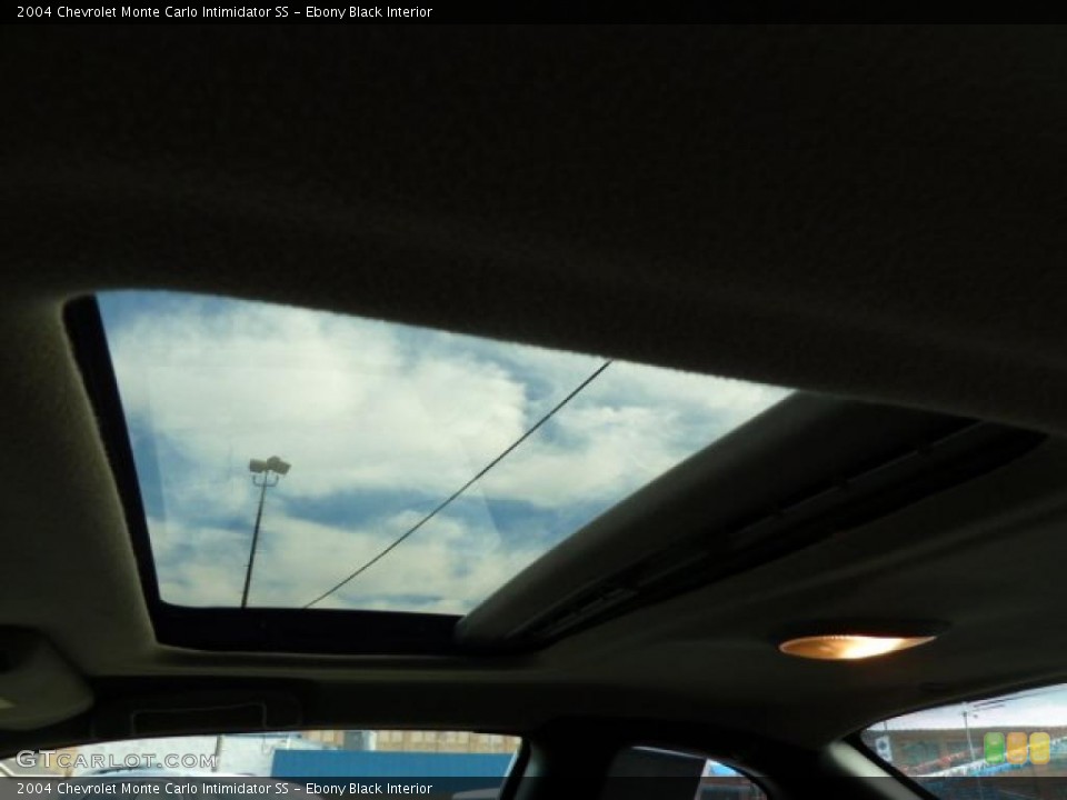 Ebony Black Interior Sunroof for the 2004 Chevrolet Monte Carlo Intimidator SS #40718390
