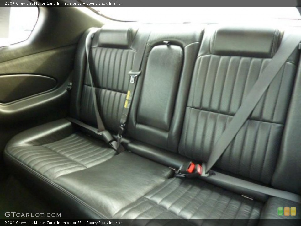 Ebony Black Interior Photo for the 2004 Chevrolet Monte Carlo Intimidator SS #40718402