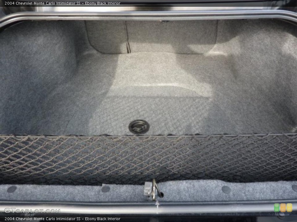 Ebony Black Interior Trunk for the 2004 Chevrolet Monte Carlo Intimidator SS #40718418