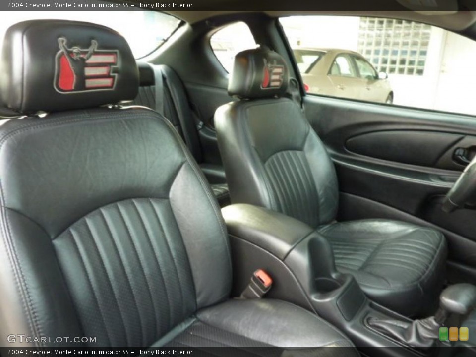 Ebony Black Interior Photo for the 2004 Chevrolet Monte Carlo Intimidator SS #40718450