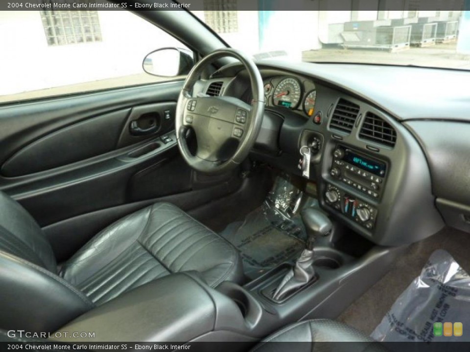 Ebony Black Interior Dashboard for the 2004 Chevrolet Monte Carlo Intimidator SS #40718466