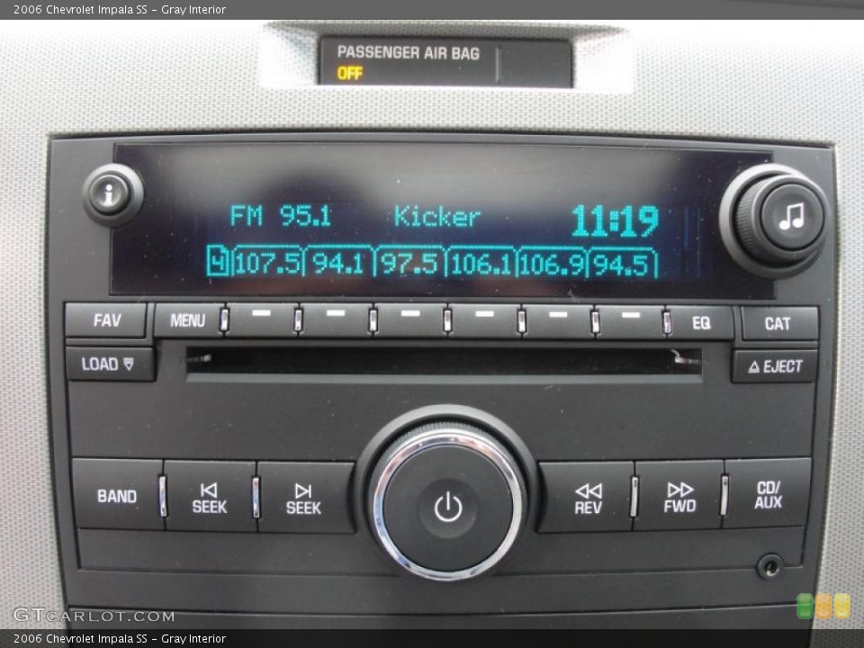 Gray Interior Controls for the 2006 Chevrolet Impala SS #40719622