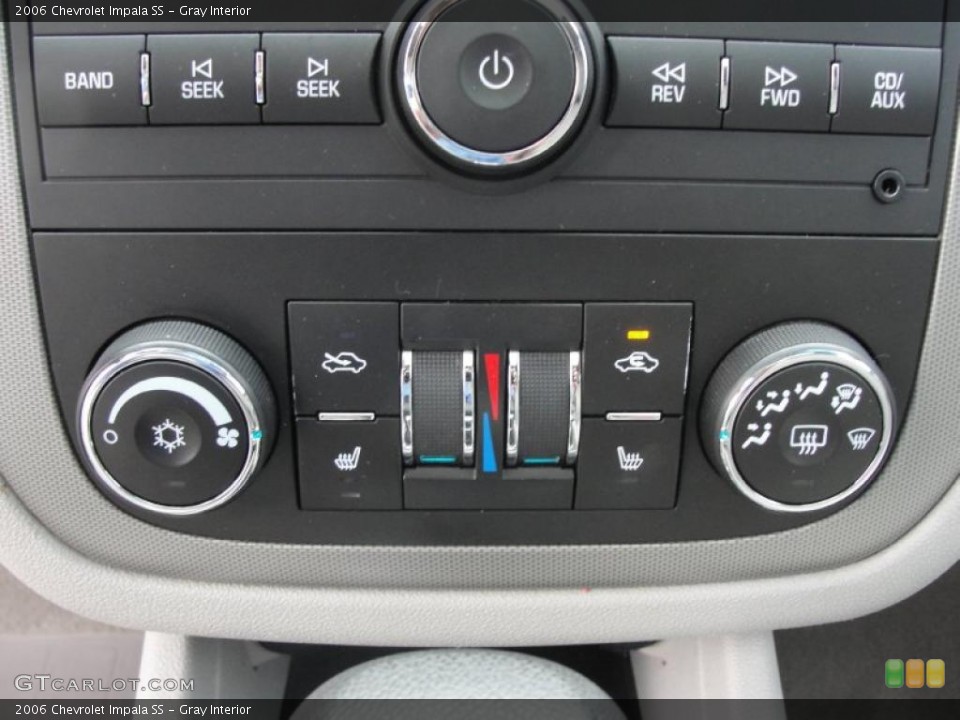 Gray Interior Controls for the 2006 Chevrolet Impala SS #40719638