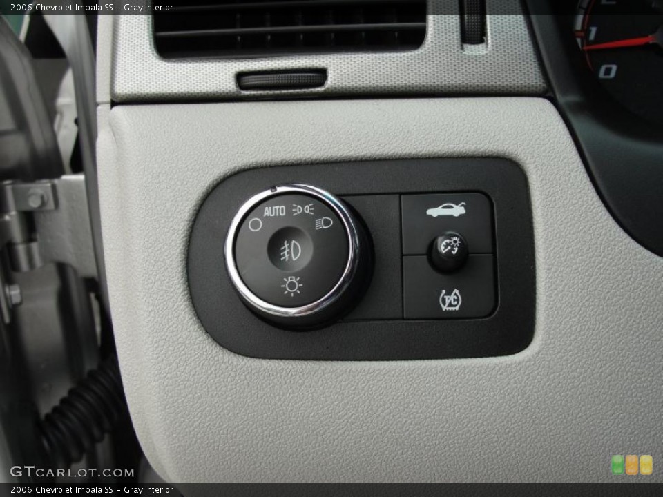 Gray Interior Controls for the 2006 Chevrolet Impala SS #40719722