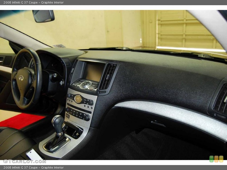 Graphite Interior Dashboard for the 2008 Infiniti G 37 Coupe #40720190