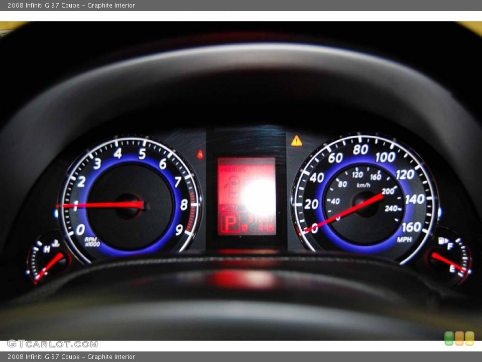 Graphite Interior Gauges for the 2008 Infiniti G 37 Coupe #40720238