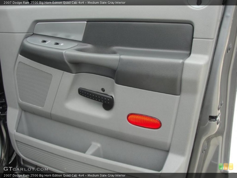 Medium Slate Gray Interior Door Panel for the 2007 Dodge Ram 2500 Big Horn Edition Quad Cab 4x4 #40721576