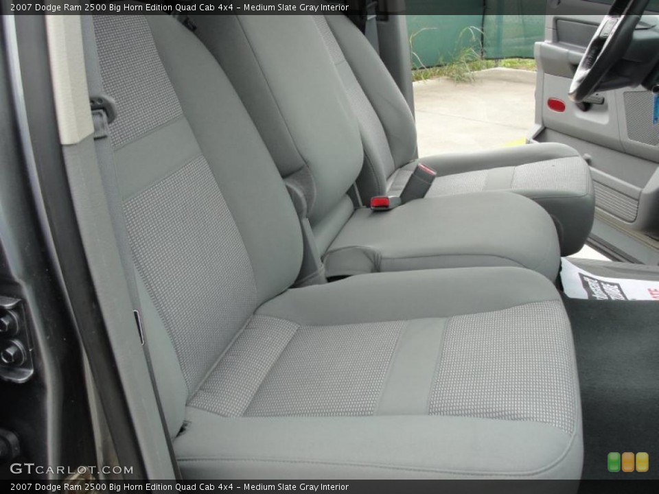 Medium Slate Gray Interior Photo for the 2007 Dodge Ram 2500 Big Horn Edition Quad Cab 4x4 #40721618
