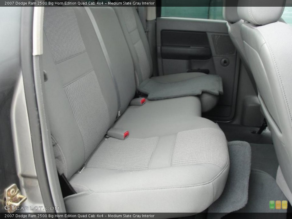 Medium Slate Gray Interior Photo for the 2007 Dodge Ram 2500 Big Horn Edition Quad Cab 4x4 #40721646