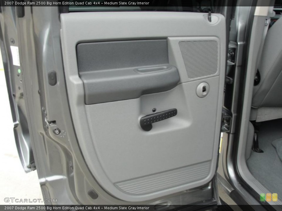 Medium Slate Gray Interior Door Panel for the 2007 Dodge Ram 2500 Big Horn Edition Quad Cab 4x4 #40721662