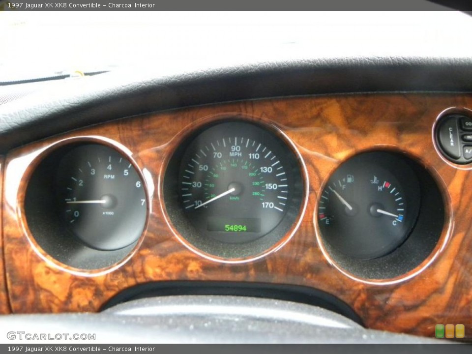 Charcoal Interior Gauges for the 1997 Jaguar XK XK8 Convertible #40722234