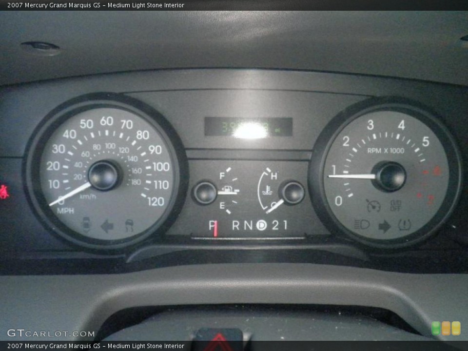 Medium Light Stone Interior Gauges for the 2007 Mercury Grand Marquis GS #40722562