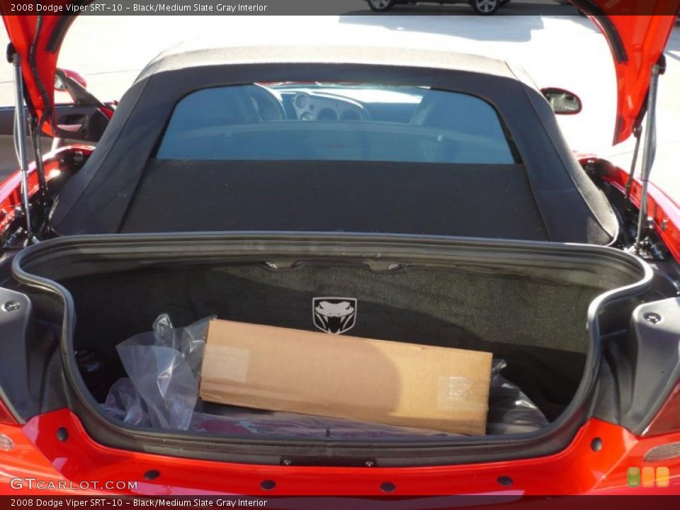 Black/Medium Slate Gray Interior Trunk for the 2008 Dodge Viper SRT-10 #40723474