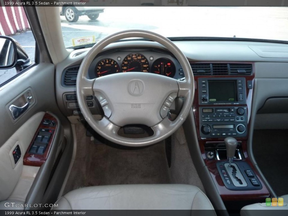 Parchment Interior Steering Wheel for the 1999 Acura RL 3.5 Sedan #40724694