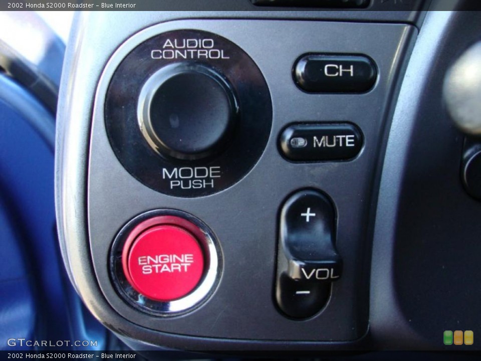 Blue Interior Controls for the 2002 Honda S2000 Roadster #40725070