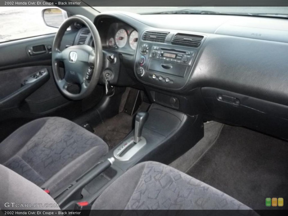 Black Interior Photo for the 2002 Honda Civic EX Coupe #40725142
