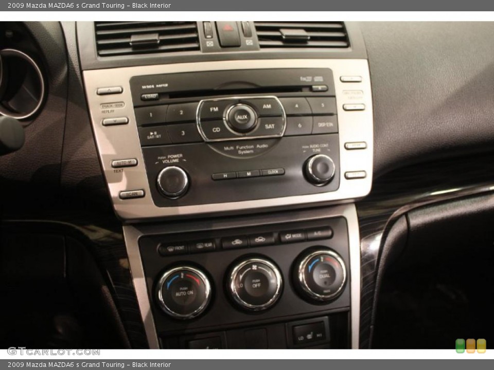 Black Interior Controls for the 2009 Mazda MAZDA6 s Grand Touring #40725382