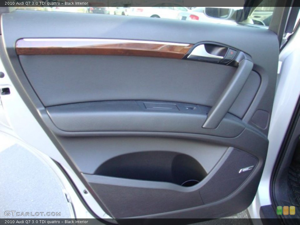 Black Interior Door Panel for the 2010 Audi Q7 3.0 TDI quattro #40725622