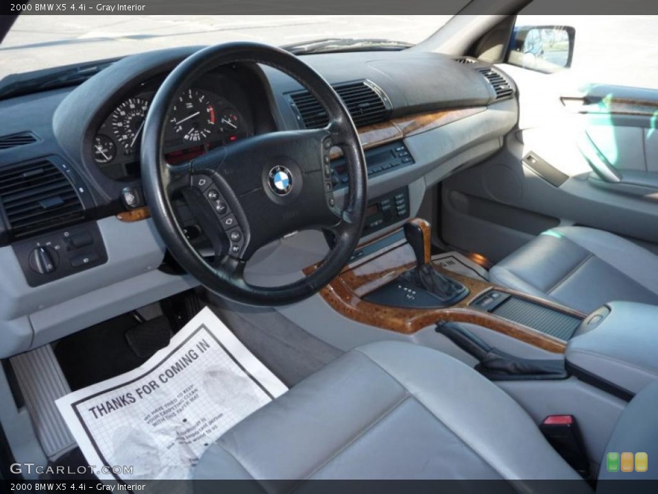 Gray Interior Prime Interior for the 2000 BMW X5 4.4i #40726134