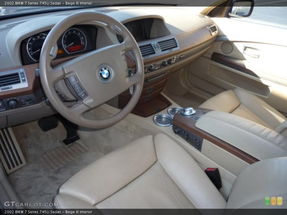 Beige III 2002 BMW 7 Series Interiors