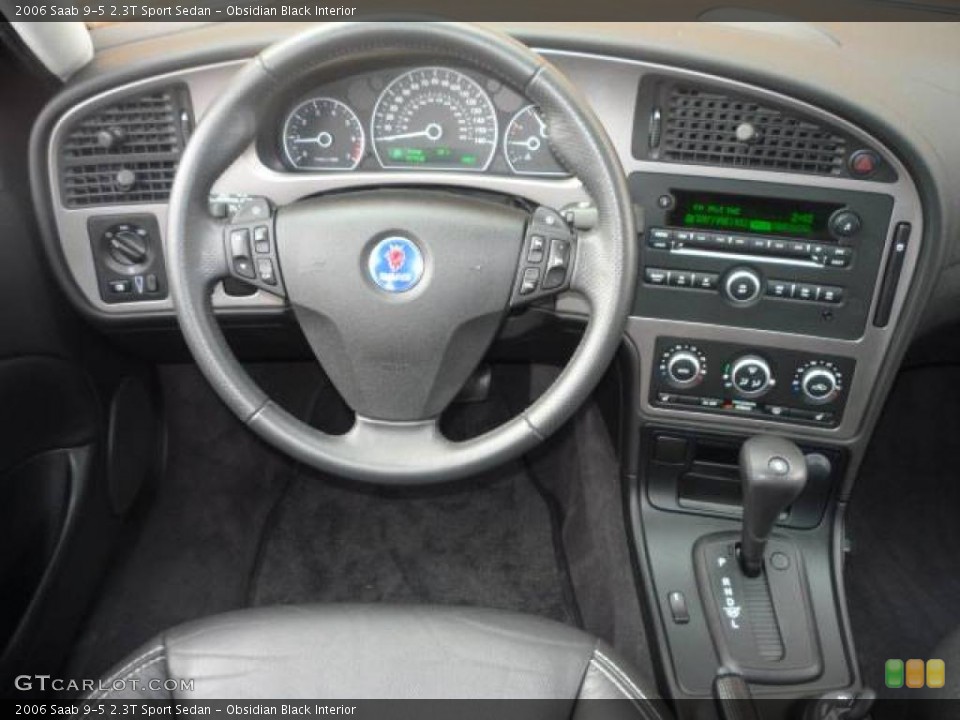 Obsidian Black Interior Dashboard for the 2006 Saab 9-5 2.3T Sport Sedan #4072769