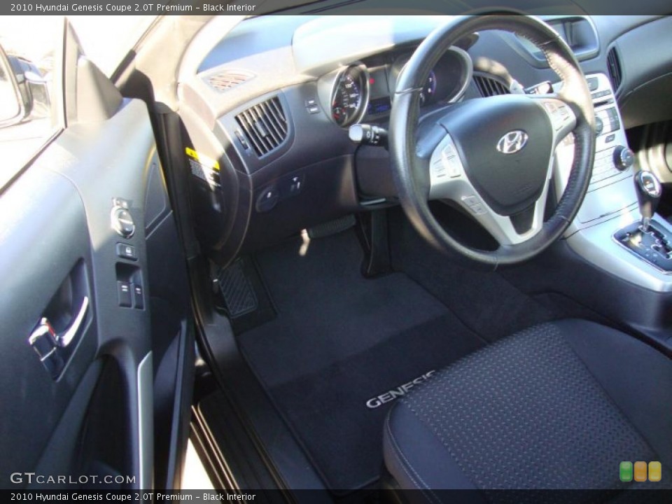Black Interior Prime Interior for the 2010 Hyundai Genesis Coupe 2.0T Premium #40727898